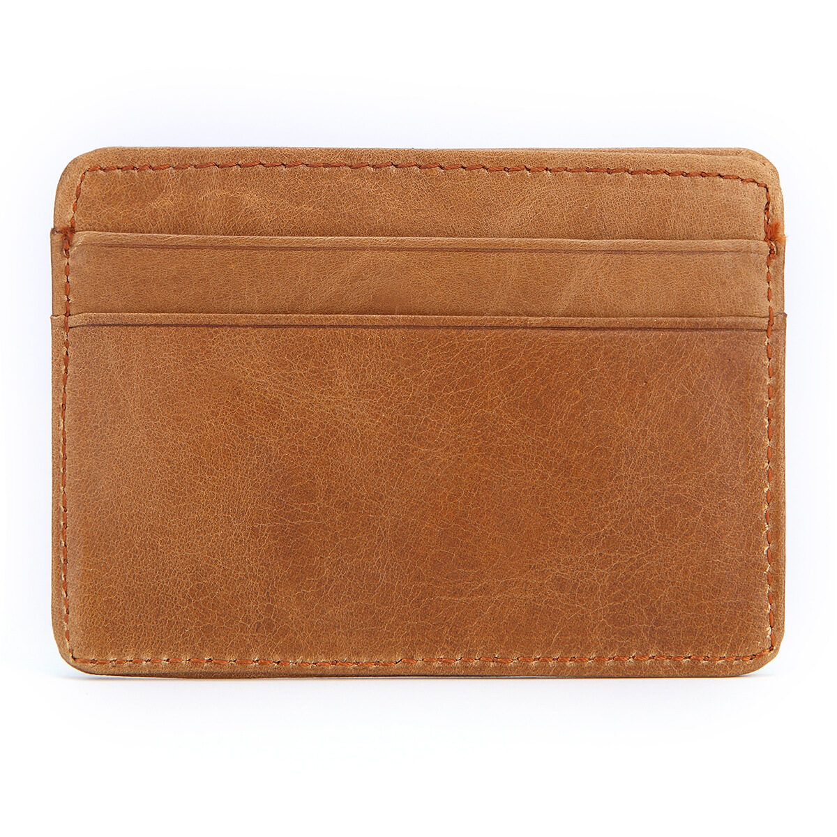 Leather Wallet Oil Wax Leather Multi-Card Bag Retro Cowhide Coin Purse Card Holder